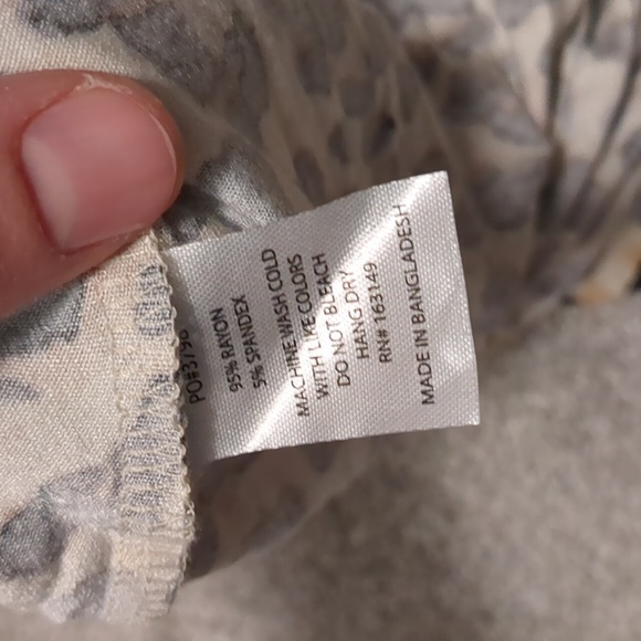 NWT Shiela Rose leopard print tank top size large - Picture 5 of 5